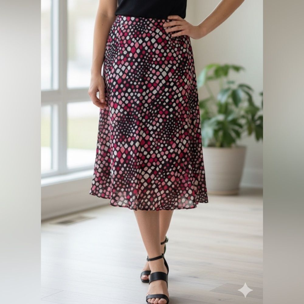 Take 50% OFF- George Plus Size Women's  Multicolor Skirt, Size 22/24W